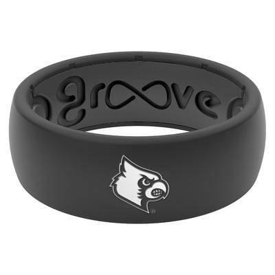 Louisville Cardinals Groove Life Thin Ring - Black