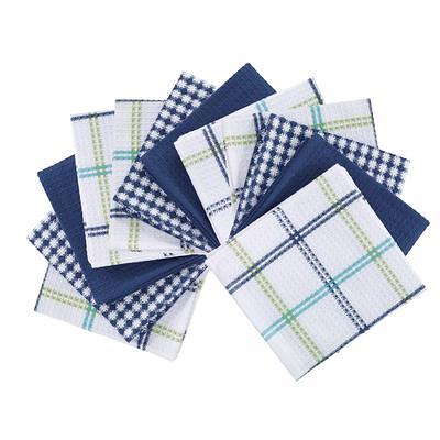 T-fal Cool Coordinating Flat Waffle Weave Cotton Dish Cloth Set of 8 -  Yahoo Shopping