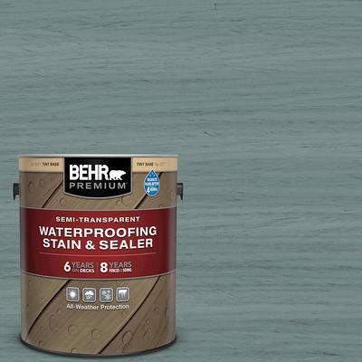 BEHR PREMIUM 1 gal. Clear Transparent Waterproofing Exterior Wood