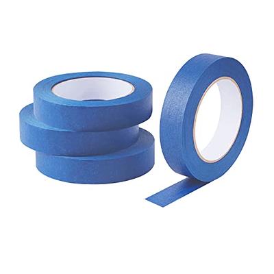 Lichamp 6-Piece Blue Painters Tape 2 Inches Wide, Blue Masking Tape Painter's Bulk Multi Pack, 1.95 inch x 55 Yards x 6 Rolls