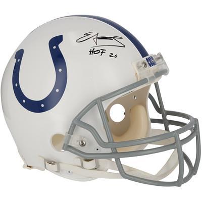 Peyton Manning Autographed Indianapolis Colts Riddell Lunar Eclipse  Authentic Helmet W/ HOF 21 Fanatics