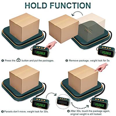 THINKSCALE Shipping Scale, 86lb x 0.1oz Postage Scale for Packages with  Separate LCD Display, Hold/Tare, 5 Units, Postal Scale Twin Fold up Holder, Package  Scale for Small Business, Mail Scale - Yahoo