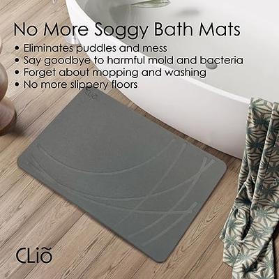 Diatomite Bathroom Bath Mat, Rug - Marble Elegance - Antislip