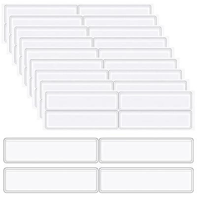 Custom Rectangle Stickers | Iron On Name Labels for Clothing - price per 72  labels