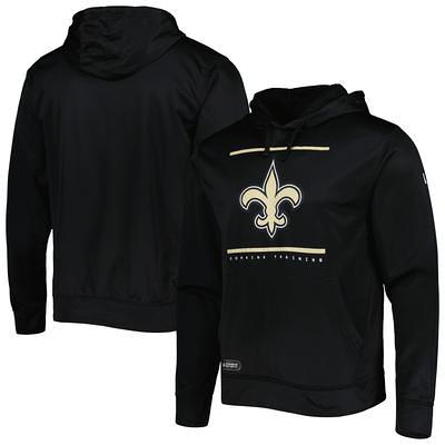 New Orleans Saints Nike Sideline Team Logo Performance Pullover Hoodie