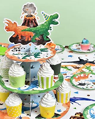 Dinosaur Cupcake Stand - Dinosaur Birthday Party Supplies for