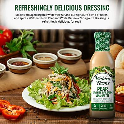 Walden Farms Variety Pack Dressing 12 oz (5 Pack) - French, Caesar, Honey  Dijon, Thousand Island, and Balsamic Vinaigrette - Perfect on Salads