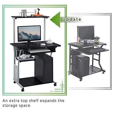 Tribesigns Computer Desk with 5 Drawers, Home Office Desks with Reversible  Drawer Cabinet Printer Stand, Industrial PC Desk with Storage, Rustic Study Writing  Table Workstation for Small Spaces - Yahoo Shopping