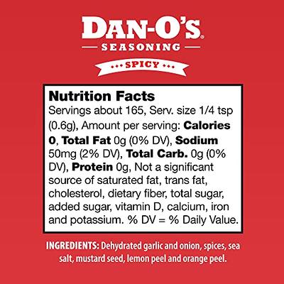  Dan-O's Seasoning Medium 2 Bottle Combo, Original & Spicy