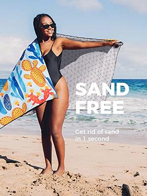 Microfiber Sand Free Beach Towel Thin Quick Fast Dry Super