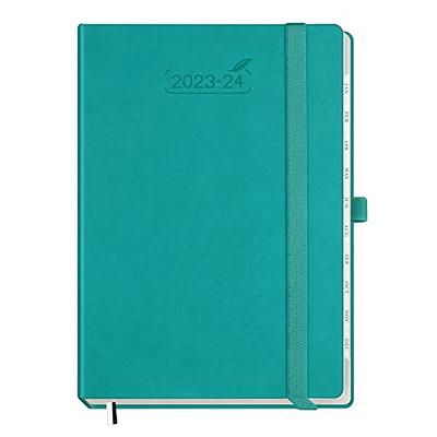 Pocket 2024 Planner by BEZEND, Small Calendar for Purse 3.5 x 6, Daily  Weekly and Monthly Agenda,Spiral Bound, Vegan Leather Soft Cover - Turquoise