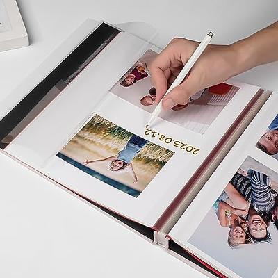 Photo Album Self Adhesive Pages, 60 Pages Magnetic Scrapbook