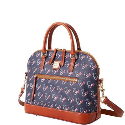 Dooney & Bourke St. Louis Cardinals Leather Domed Satchel in Brown