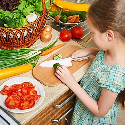 Child Safety Knife, 5 Pcs Plastic Kids Safe Knives For Chopping, Colorful  Serrated Kitchen Knife Chef Knife Chefs Knives, For Vegetable Fruit Tomato