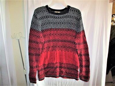 Striped Inca-Patterned Red 100% Alpaca Cardigan Sweater' - Yahoo Shopping