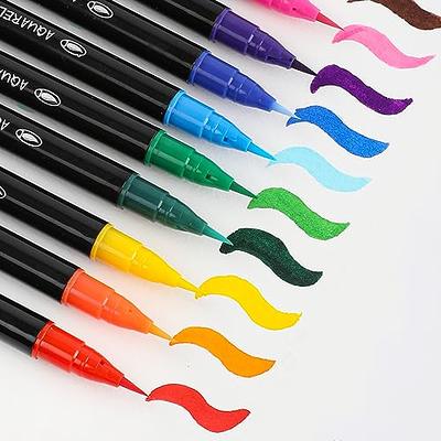 12/36 Colors Watercolor Brush Pens  Watercolor Brush Pens, 36 Colors,  Watercolor Markers with Flexible Nylon Brush Tips, Art Supplies for  Creating - Grabie®