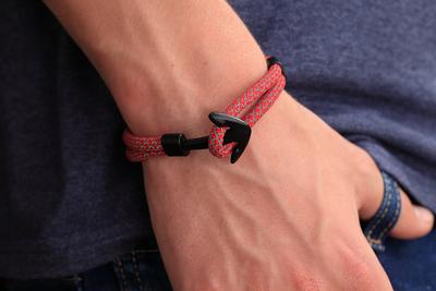  Nymerianoble Initial Bracelet for Men Handmade