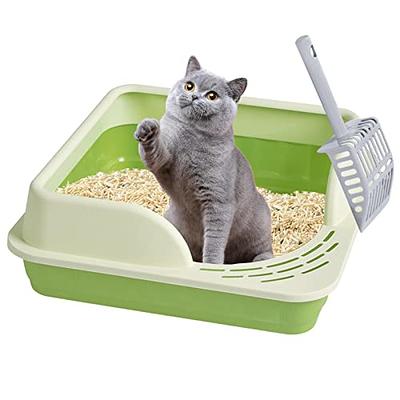 19.7L x19.52W x 25.2H Self Cleaning Cat Litter Box Automatic Cat Litter Box Ten-Layered Safety Protection Mat Liner