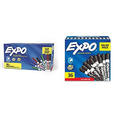 36 pk. - Expo Fine Point Dry Erase Markers - Black