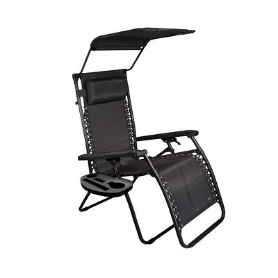 BOZTIY Folding Zero Gravity Metal Frame Recliner Outdoor Lounge