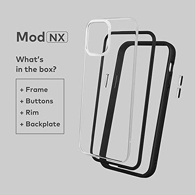 RhinoShield Modular Case Compatible with [iPhone 15 Pro] | Mod NX -  Customizable Shock Absorbent Heavy Duty Protective Cover 3.5M / 11ft Drop