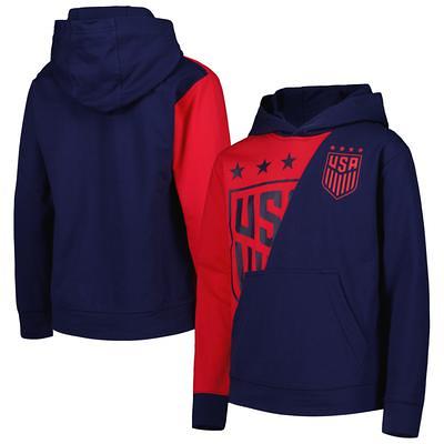 Canada Soccer Nike Lockup Club Pullover Hoodie - Red