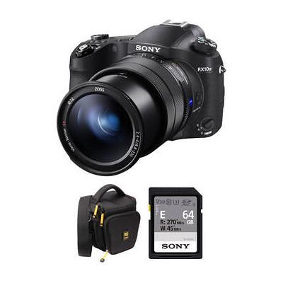 Sony Cyber-Shot DSC-RX10 IV Digital Camera, Black With Premium Accessory  Bundle 