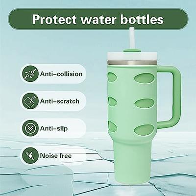 Protective Water Bottle Bottom Sleeve Silicone Protective Cup Cover  Anti-collision for Stanley Quencher Adventure 40oz Tumbler - AliExpress