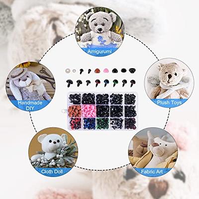 Ecavria [560PCS] Safety Eyes for Amigurumi, Premium Plastic Eyes and Noses  with Washers, Colorful Craft Doll Eyes in Various Sizes, Safety Eyes for Crochet  Toys, Stuffed Animals and Teddy Bear - Yahoo