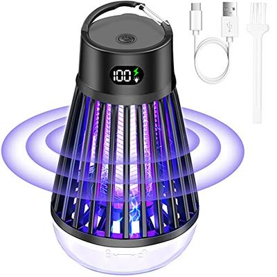 Bug Zapper with Light Sensor, Electric Insect Catcher Waterproof 4200-Volt  Mosquito Zapper Outdoor/Indoor, Repellent