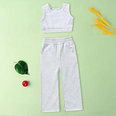 SHEIN Young Girl Solid Color Casual Slim Fit Sportswear Set