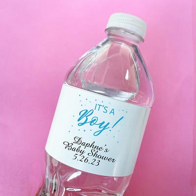 Personalized Water Bottle Labels - It's a Girl!