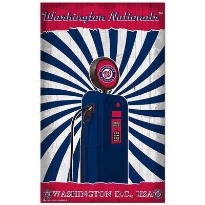 Washington Nationals 11'' x 19'' Retro Pump Location Sign - Yahoo Shopping