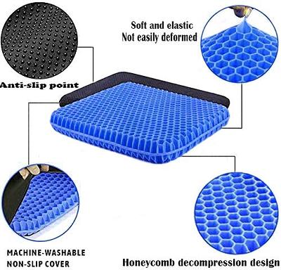 Cushion Chair Pad Super Soft Honeycomb Gel Seat Cover Cushion Bone Pain  Relief 