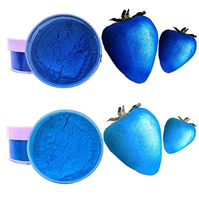 Soft Blue Edible Glitter Spray - Edible Powder Dust Spray Glitter for Food,  Drinks, Strawberries, Muffins, Cake Decorating. FDA Compliant (4 Gram Pump)