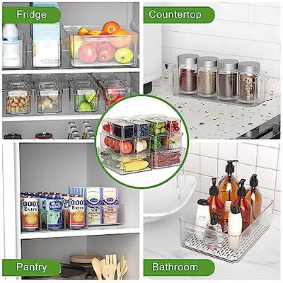 BOICHU Fridge Organizers and Storage - 14 Pack Clear Refrigerator