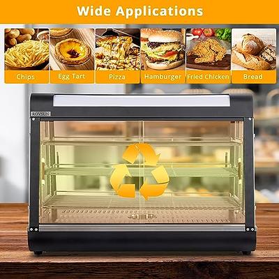 ROVSUN 35 Pizza Warmer Food Warmer Display, 3-Tier Electric Food