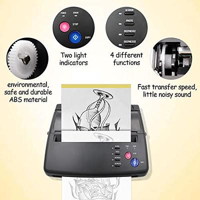 Jconly Stencils Printer Machine, Transfer Stencil Machine with 100 Transfer  Papers, Thermal Copier Printer with Paper Stencils Kit for Artists