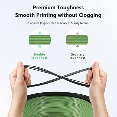 eSUN 1.75mm Olive Green PLA PRO (PLA+) 3D Printer Filament 1KG Spool  (2.2lbs), Olive Green 