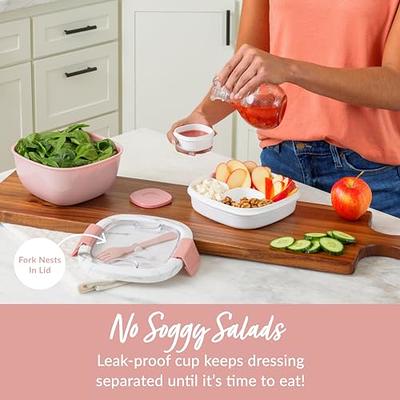 Bentgo Glass Leak-Proof Salad Container - Gray