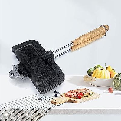 Double-sided Portable BBQ Grill Pan, Nonstick Double Omelette Pan