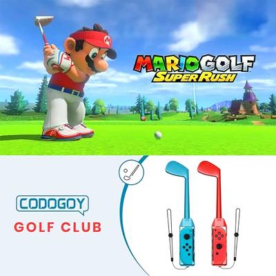 Golf Club for Nintendo Switch/Switch OLED, Games Accessories Controller  Grip for Mario Golf Super Rush(2 Pack) 