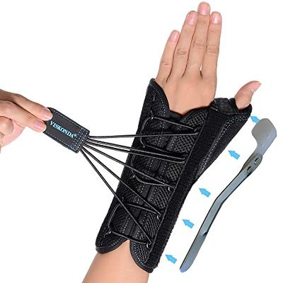 VISKONDA Wrist Brace with Thumb Spica Splint Support for De Quervain's  Tenosynovitis,Carpal Tunnel Syndrome,Arthritis,Wrist ganglion  cyst,Sprains&Forearm Support Cast(Left Hand,Small) - Yahoo Shopping