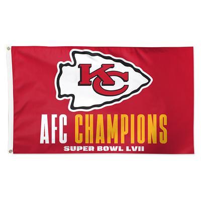 WinCraft Kansas City Chiefs 2022 AFC Champions 3' x 5' One-Sided