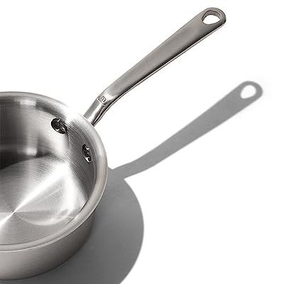 Made In Cookware - 3.5 Quart Non Stick Saute Pan With Lid - 5 Ply Stainless  Clad - Professional Cookware Italy - Induction Compatible