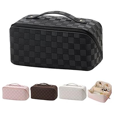  Katadem Travel Makeup Bag,Large Opening Makeup Bag