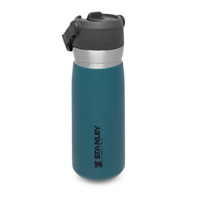 STANLEY 22 oz Lagoon Blue and Gray Insulated Stainless Steel Water