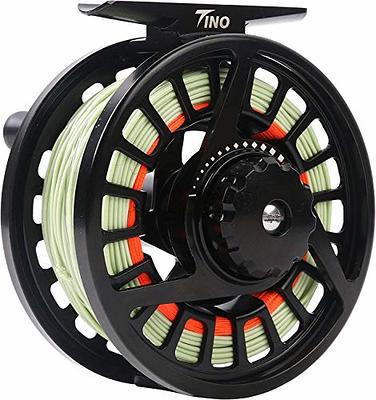 Maxcatch 3/4 5/6 7/8wt Pre-Loaded Fly Fishing Reel with Fly Line, Backing,Leader