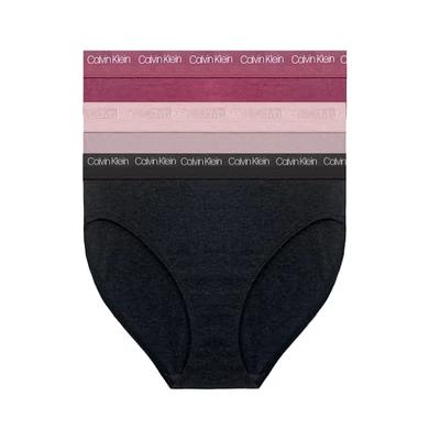 Calvin Klein Women`s High-Rise Logo Elastic Bikini Panties 3 Pack (as1,  alpha, s, regular, regular, Black(qp2628-900)/Ho_t) at  Women's  Clothing store