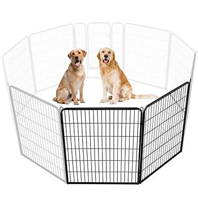 Yaheetech Dog Pen Panels, 2 Panels 40 Inch Height Dog Fence Dog